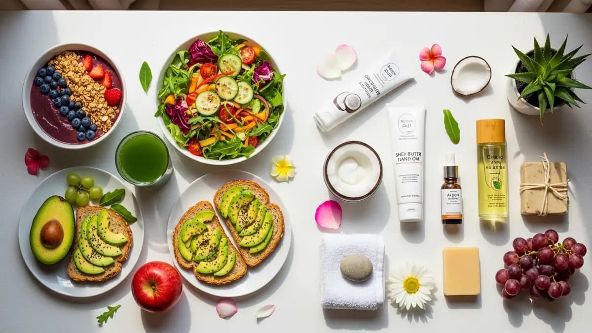 Alimentação saudável e beleza