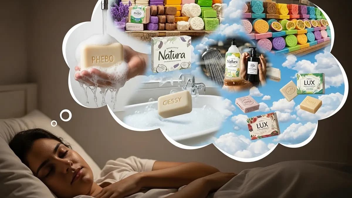 Sonhar comprando sabonete