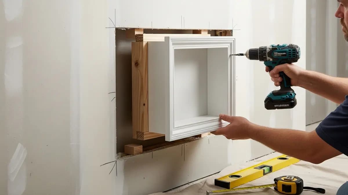 Como colocar nicho na parede