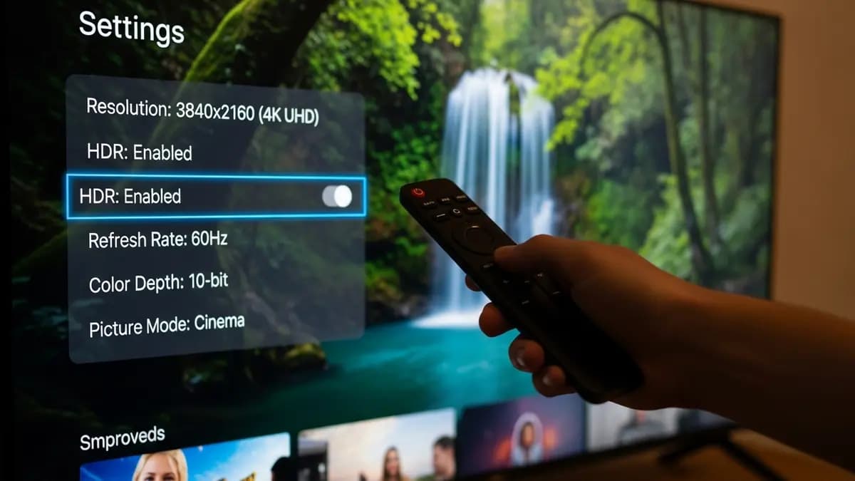 Configuração de streaming boxes para melhor qualidade de imagem 4K