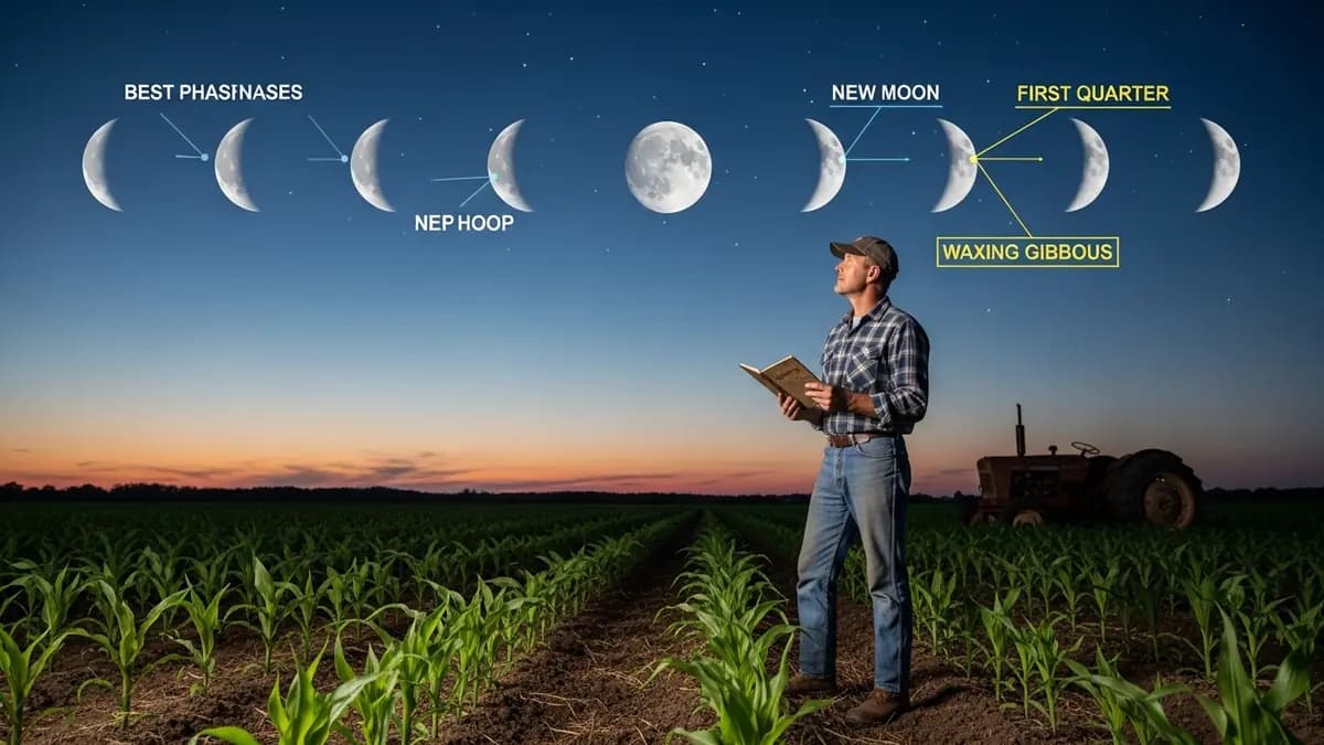 Melhores fases da lua para o plantio de milho